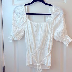 Smocked shirt